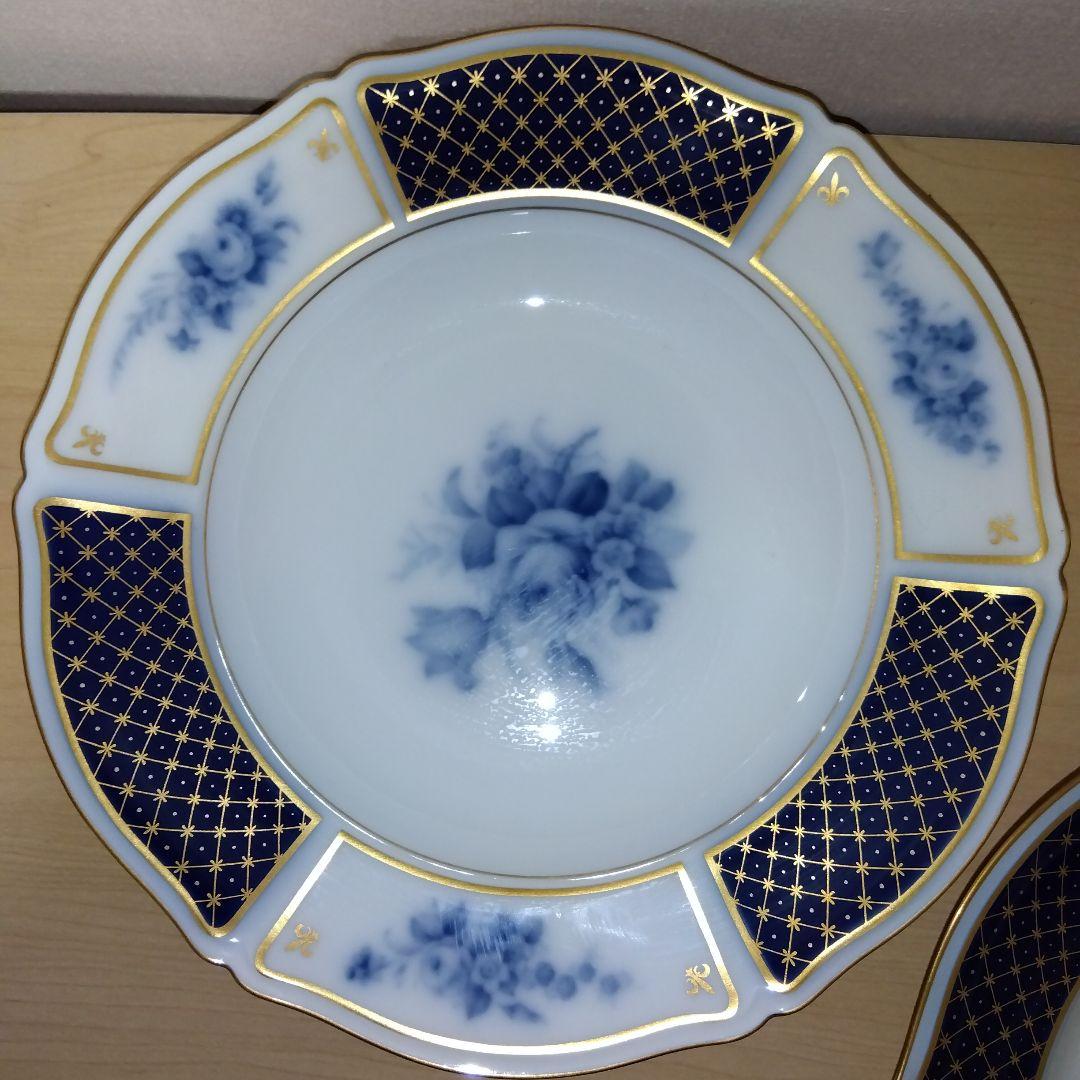 未使用 大倉陶園 ブルーインペリアル 21.4cm 深皿　2枚