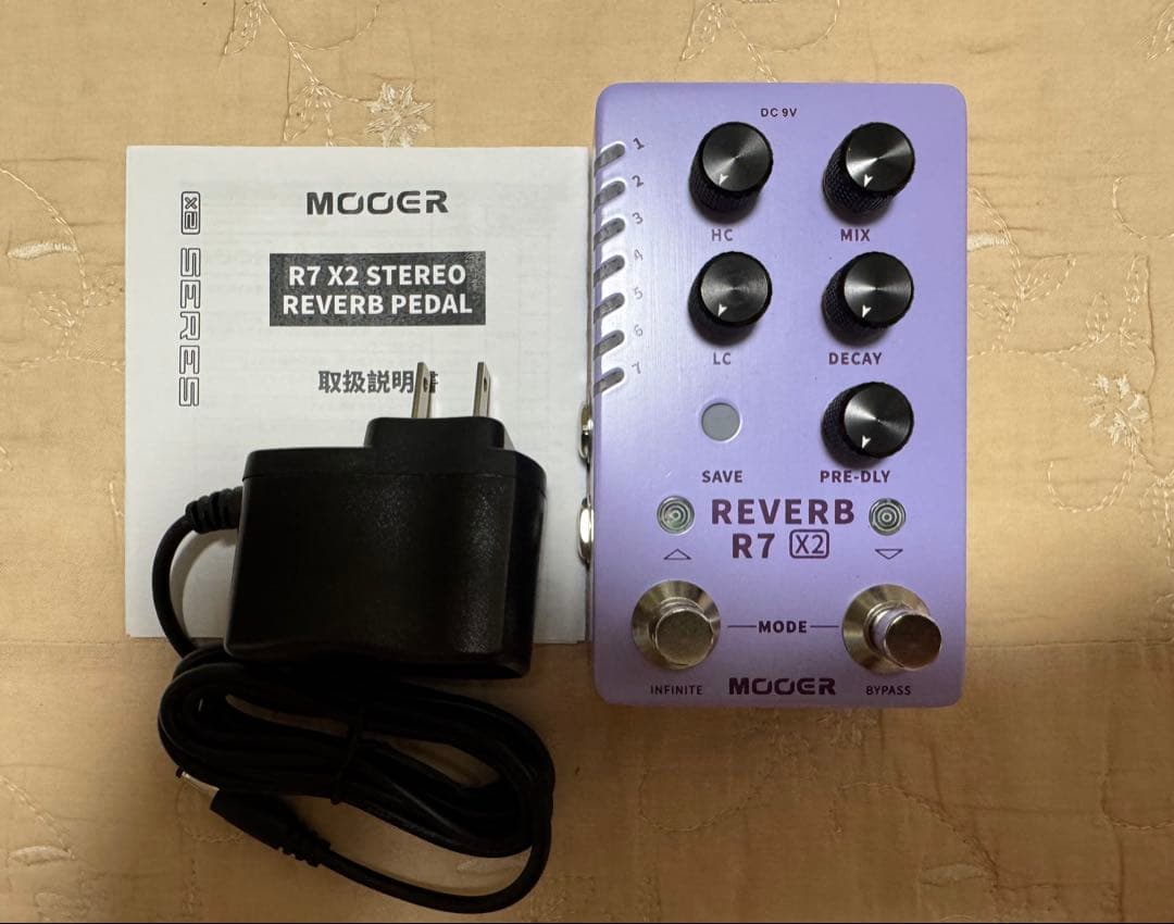 ト*ヤ様 Mooer REVERB R7 X2 リバーブ Mooer R7 X2 REVERB