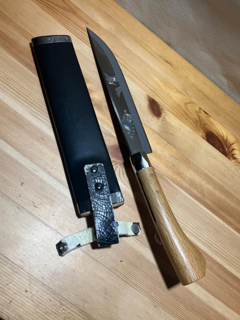 青入　印字　240㎜ 骨切り包丁#D249 青入 印字 240㎜ 骨切り包丁#D249 青入 印字 240㎜ 骨切り包丁#D249 青