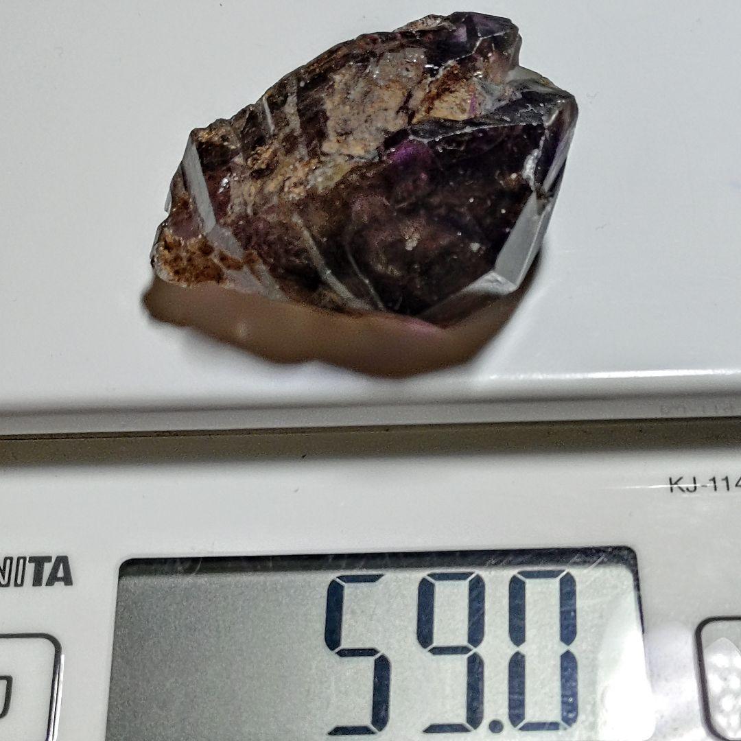 ★エレスチャルアメジスト(スーパーセブン) 大型結晶 59.0gA(SA+)