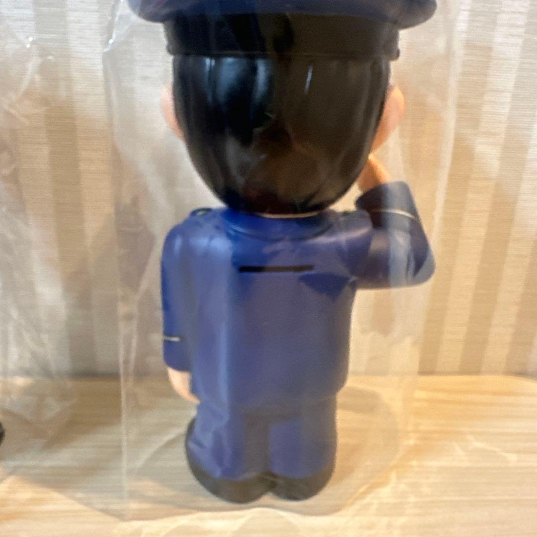わたしたちの街のおまわりさん人形 埼玉警察 ソフビ 貯金箱 非売品