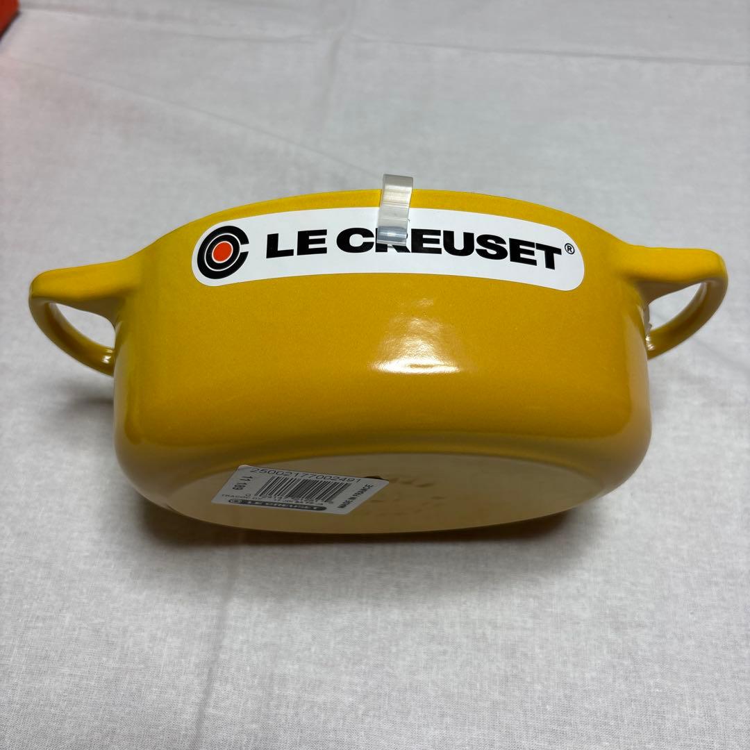 未使用】ル・クルーゼ ココット オーバル 17cm イエロー - メルカリ