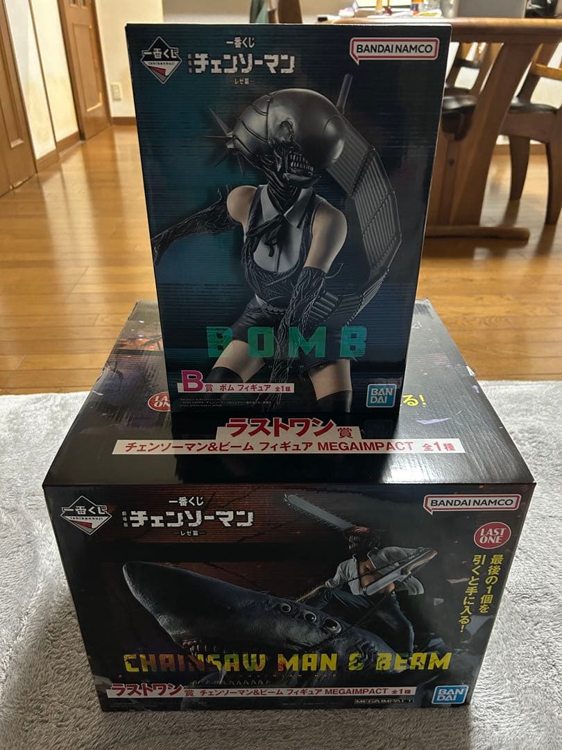 一番くじ チェンソーマン B賞 ラストワン賞 セット 一番くじ チェンソーマン レゼ B賞 ボム ラストワン賞 フィギュア
