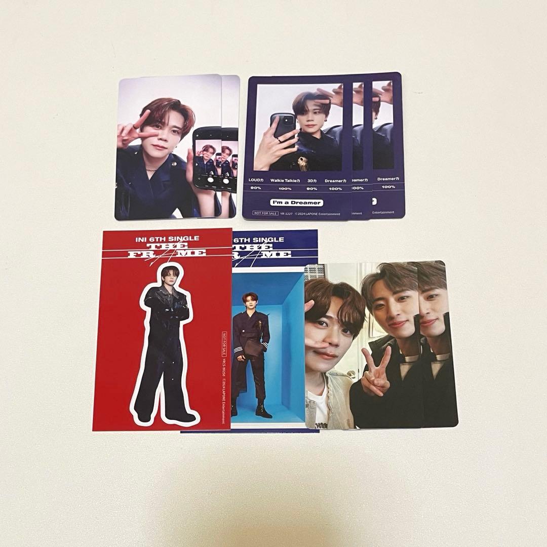 INI 6TH SINGLE THE FRAME トレカ セット 藤牧京介 - メルカリ