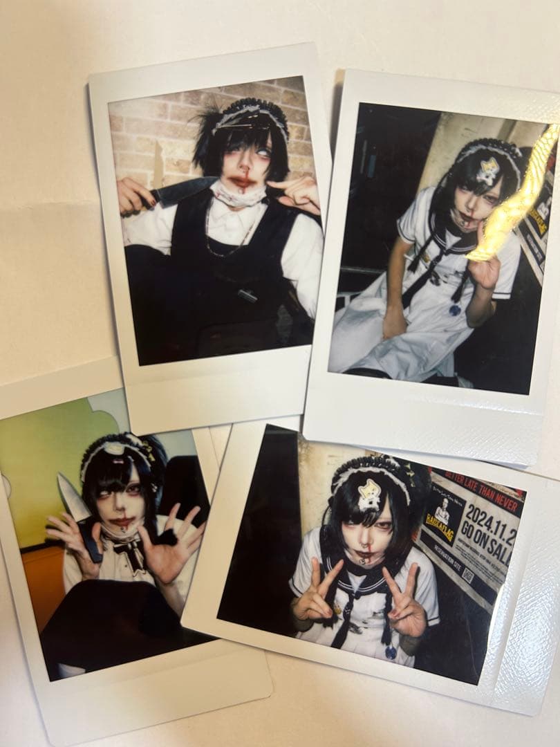 鮮血A子ちゃん 滅多刺しひろくん チェキ 4枚セット - メルカリ