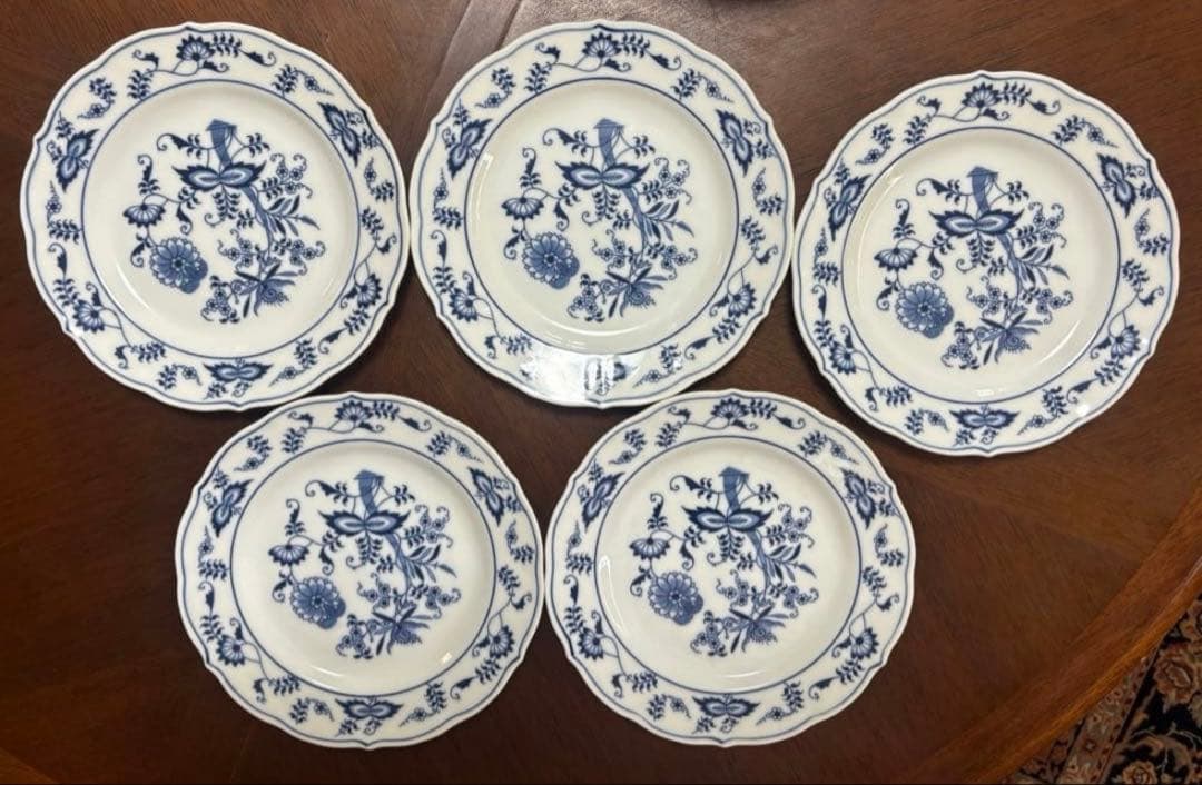 Blue Danube 19.5cm 5枚 ブルーオニオン デザート皿 平皿 - メルカリ