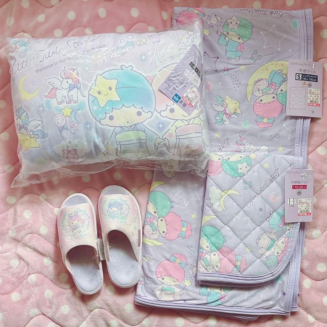 ♡キキララ リトルツインスターズ 冷感ケット 枕パッド 枕 スリッパ 七夕♡ 2026年最新】キキララまくらの人気アイテム - メルカリ