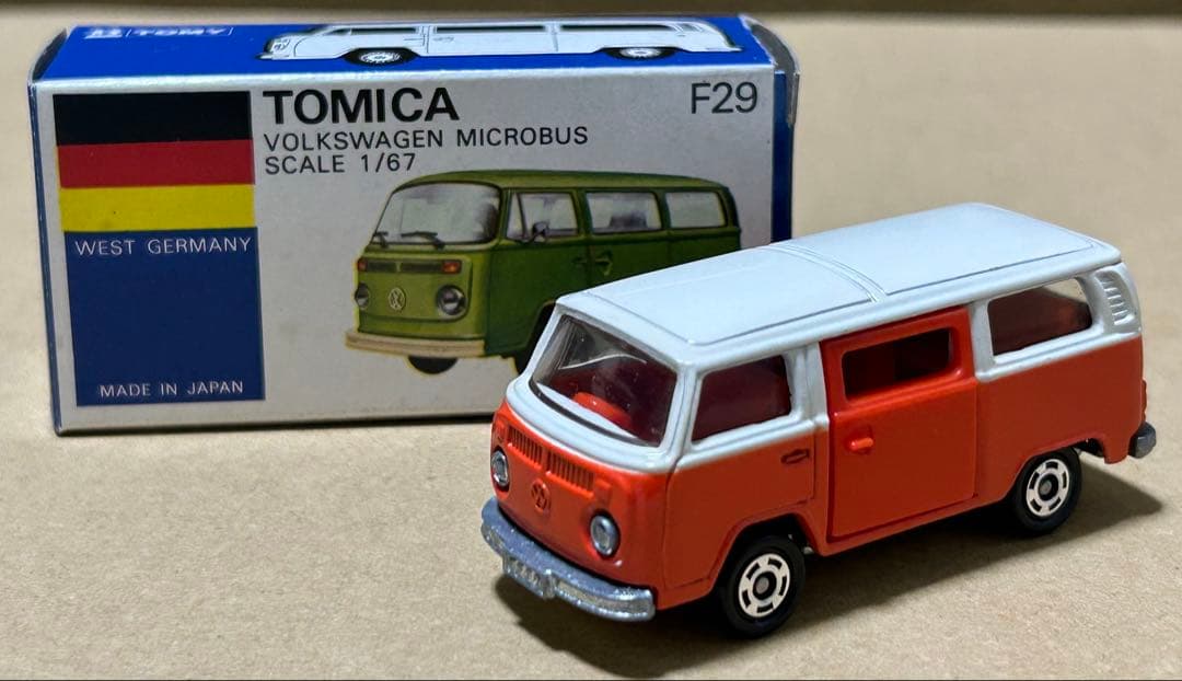 トミカ フォルクスワーゲン マイクロバス トミカ F29-1 フォルクスワーゲン マイクロバス 1977年