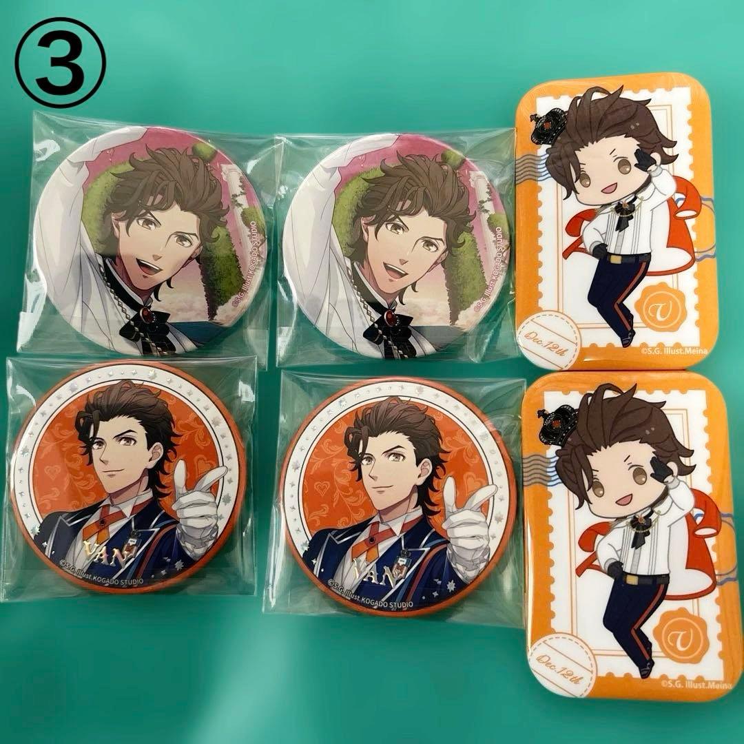 ヴァン】うたプリWL ワンダーランド 缶バッジ ジュエリー 15th マルイ