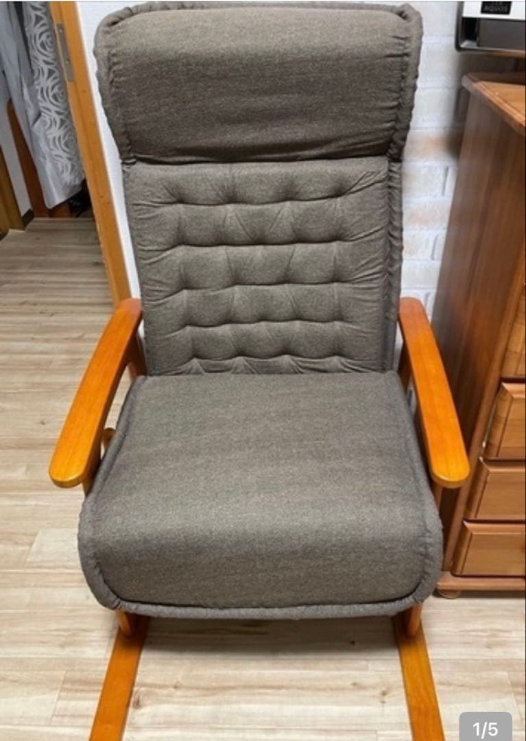 ⭐️新品同様⭐️ヤマソロ1人掛けソファー座椅子 ヤマソロ ローソファ リクライニングチェア あぐら 座椅子 ソファー