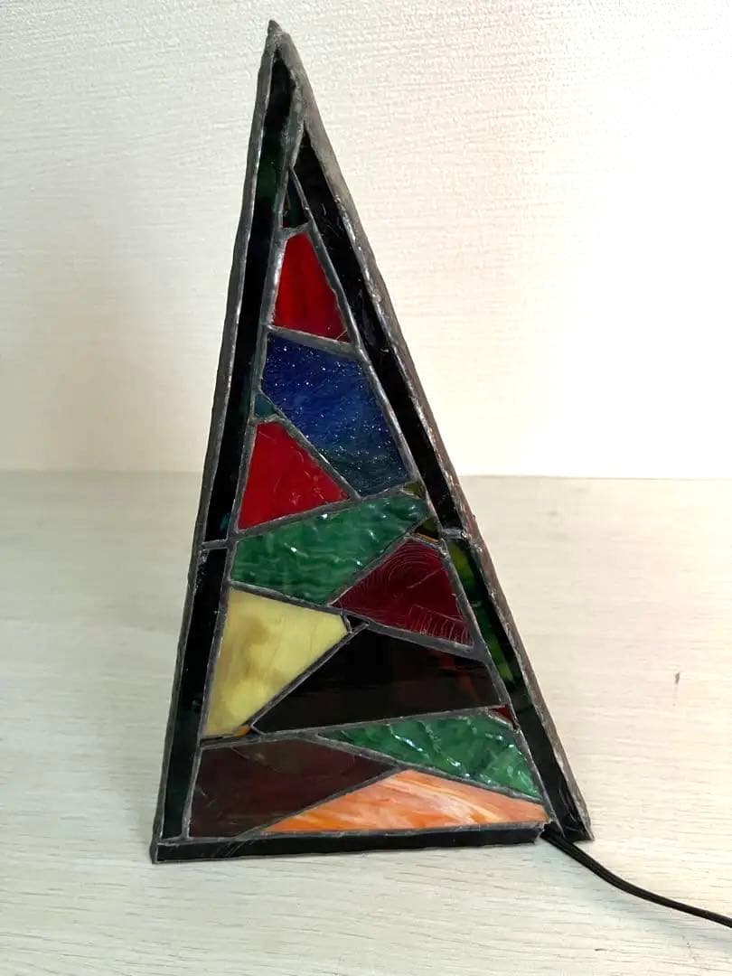 ステンドグラス《電気スタンド①ー1》