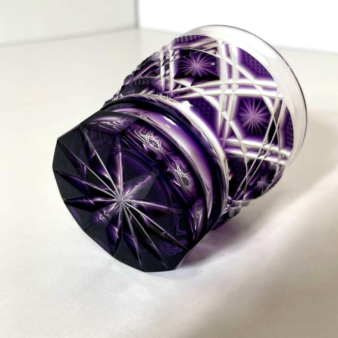 XG505 薩摩切子・切子タンブラー・ガラス工房弟子丸製・色被せガラス