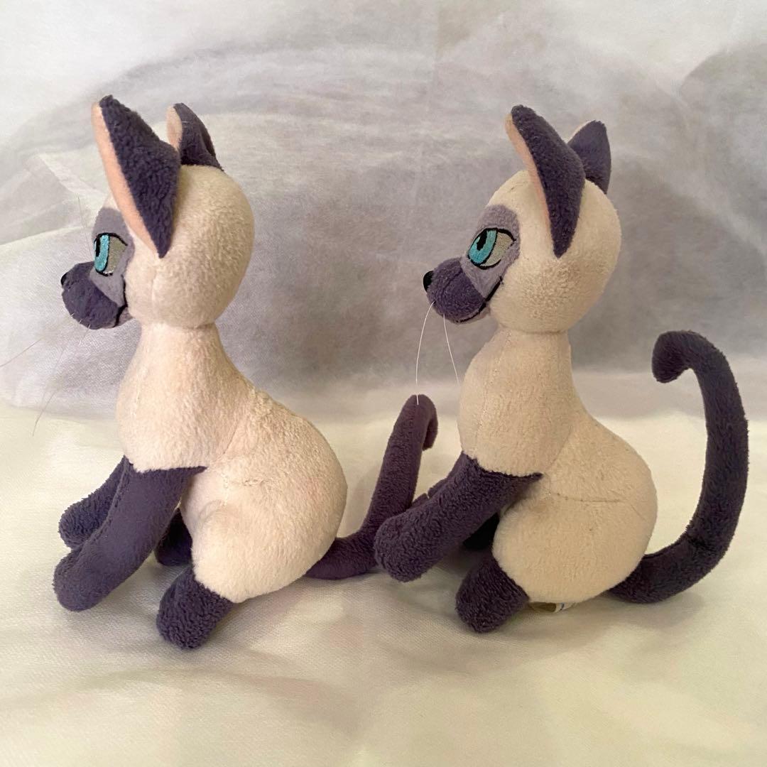 最終お値下げ」希少！美品 ディズニー わんわん物語 シャム猫 SEGA