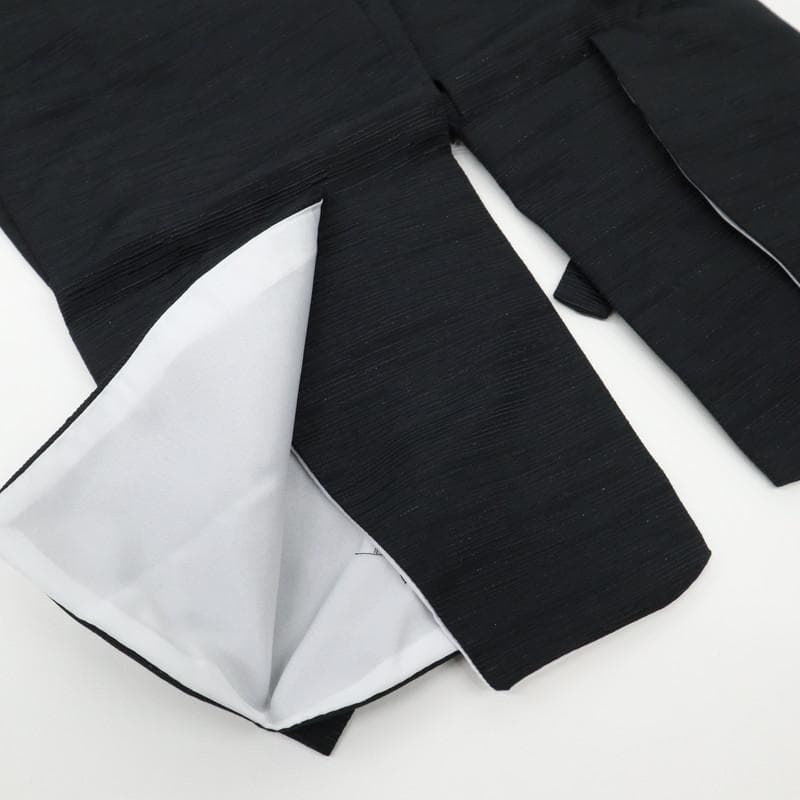 5歳 忍者セット 男の子 七五三 流水 黒 劇、舞台、撮影にも11RB17