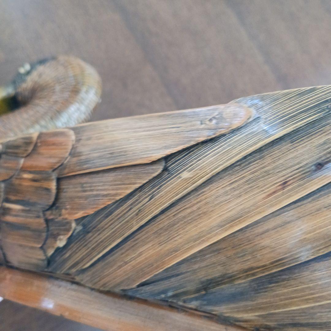 鳥型バスケット 小物入れ 2個 竹細工 - メルカリ