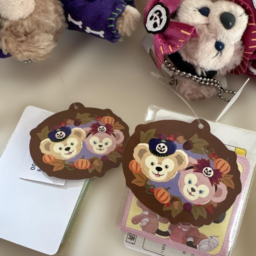 ダッフィー シェリーメイ ぬいぐるみバッジ ハロウィン 2点セット