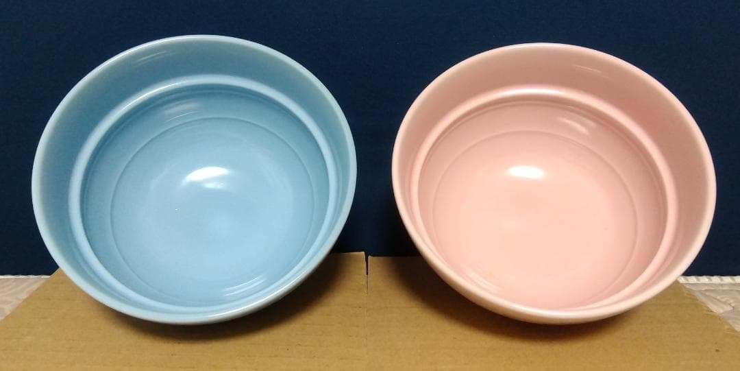 リラックマ レリーフ茶碗 陶器 日本製 全2種セット 2011年＜新品・未