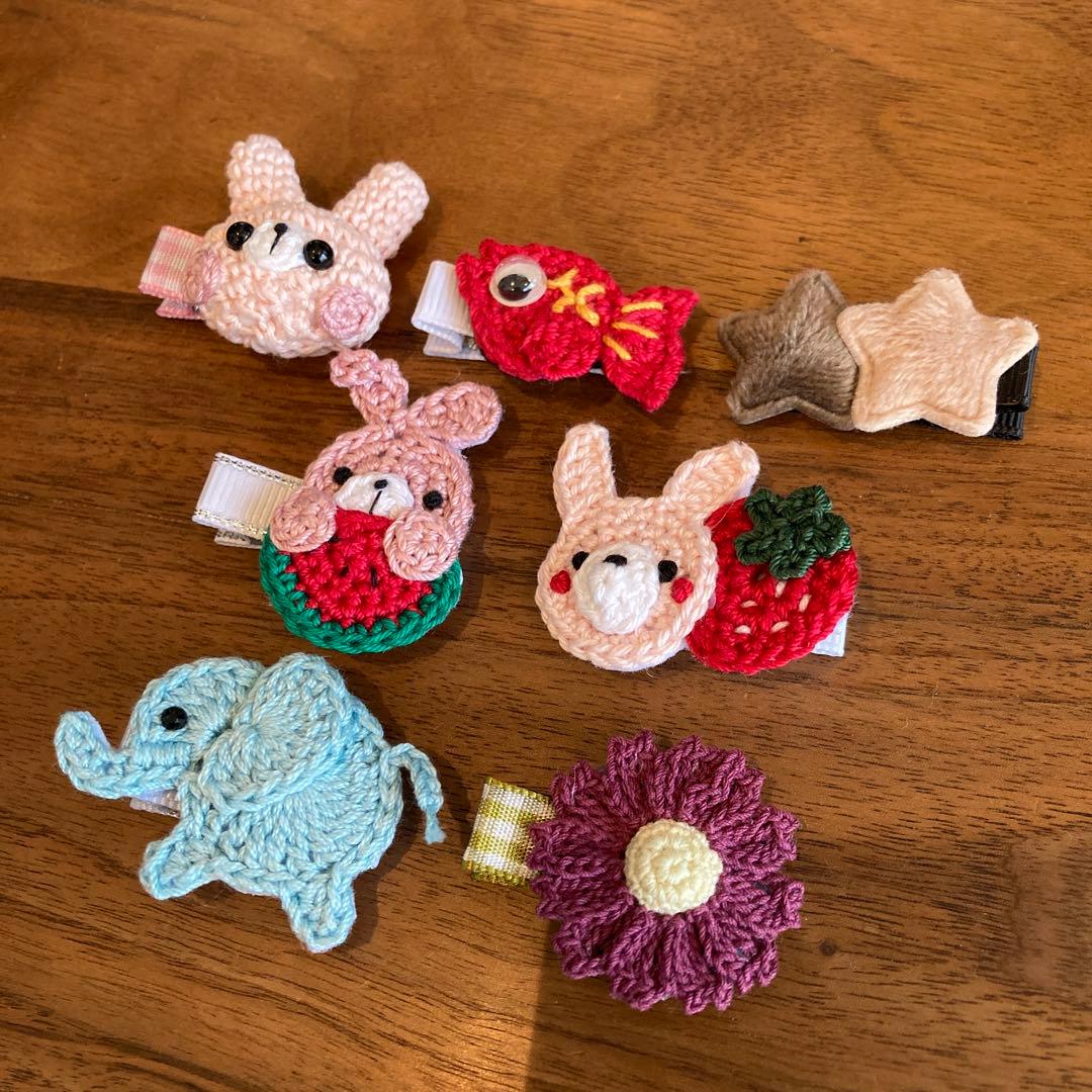 m&m様ご確認用☆ベビーヘアクリップ