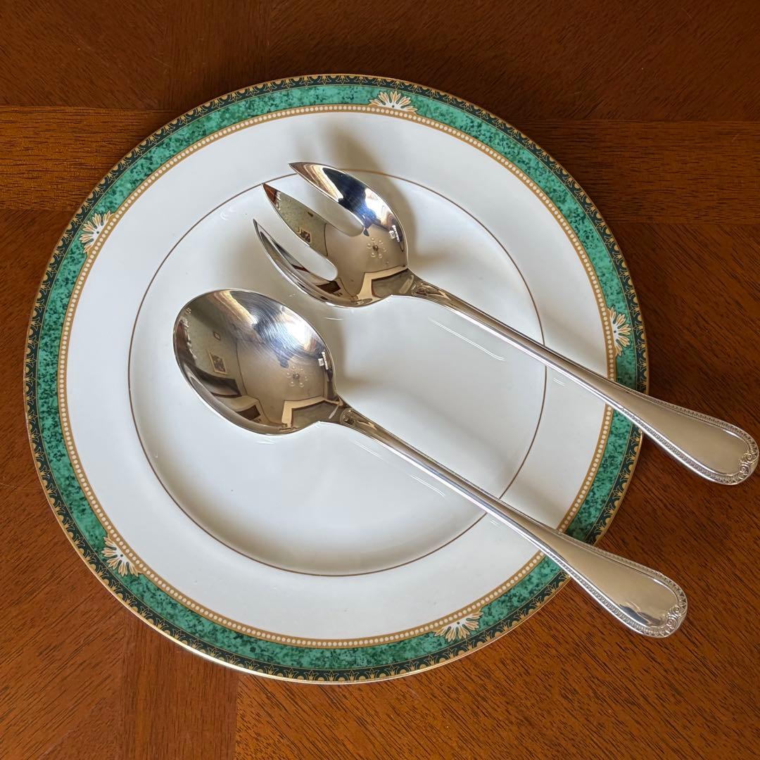 パリオーダー 美品】クリストフルシルバー☆リュバン☆サラダ