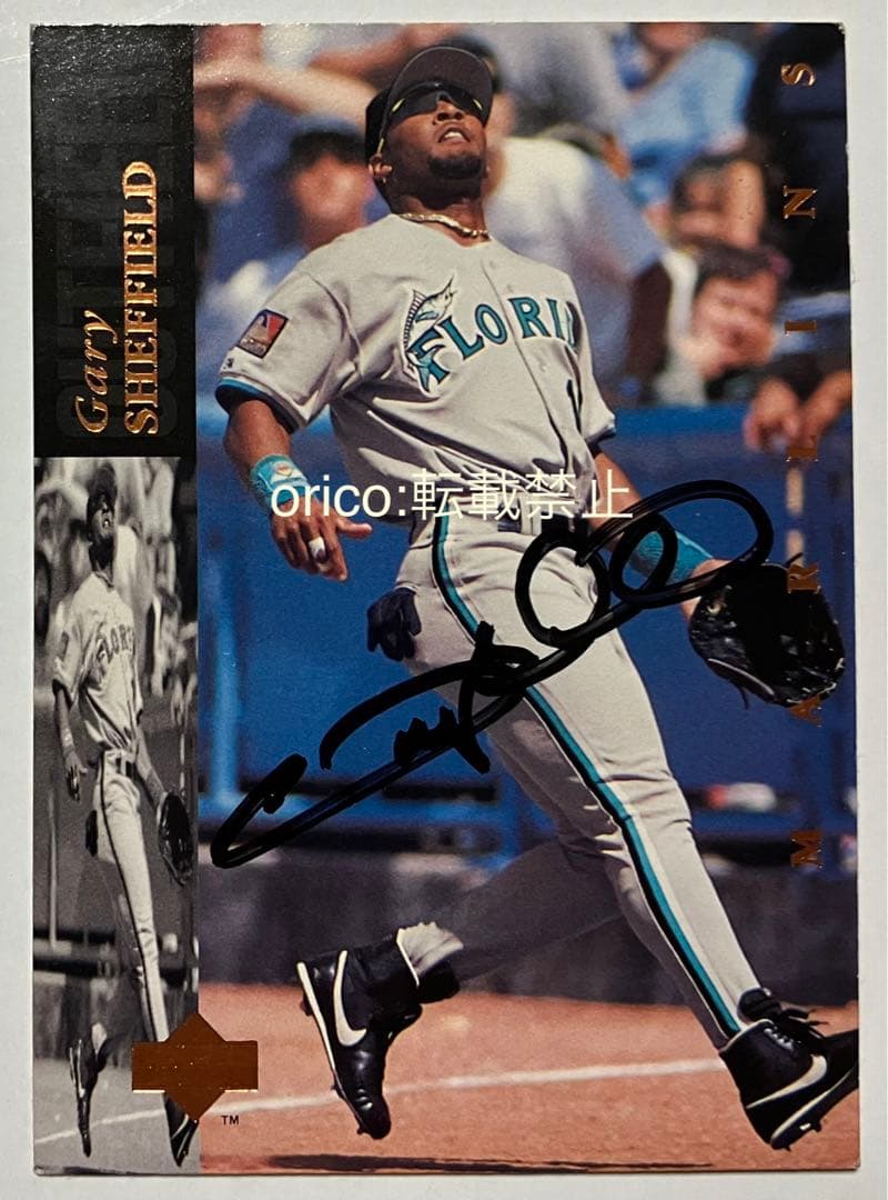 ゲイリー・シェフィールド 直筆サインカード 1996 日米野球 MLB - メルカリ