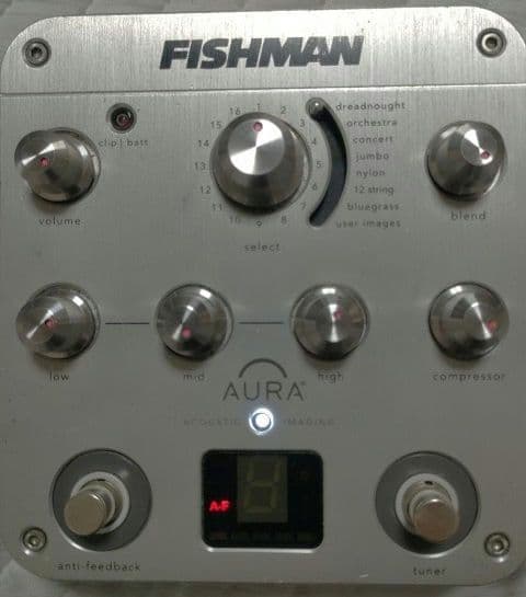 Fishman Aura Spectrum DI アコースティックエフェクター Aura Spectrum DI Preamp