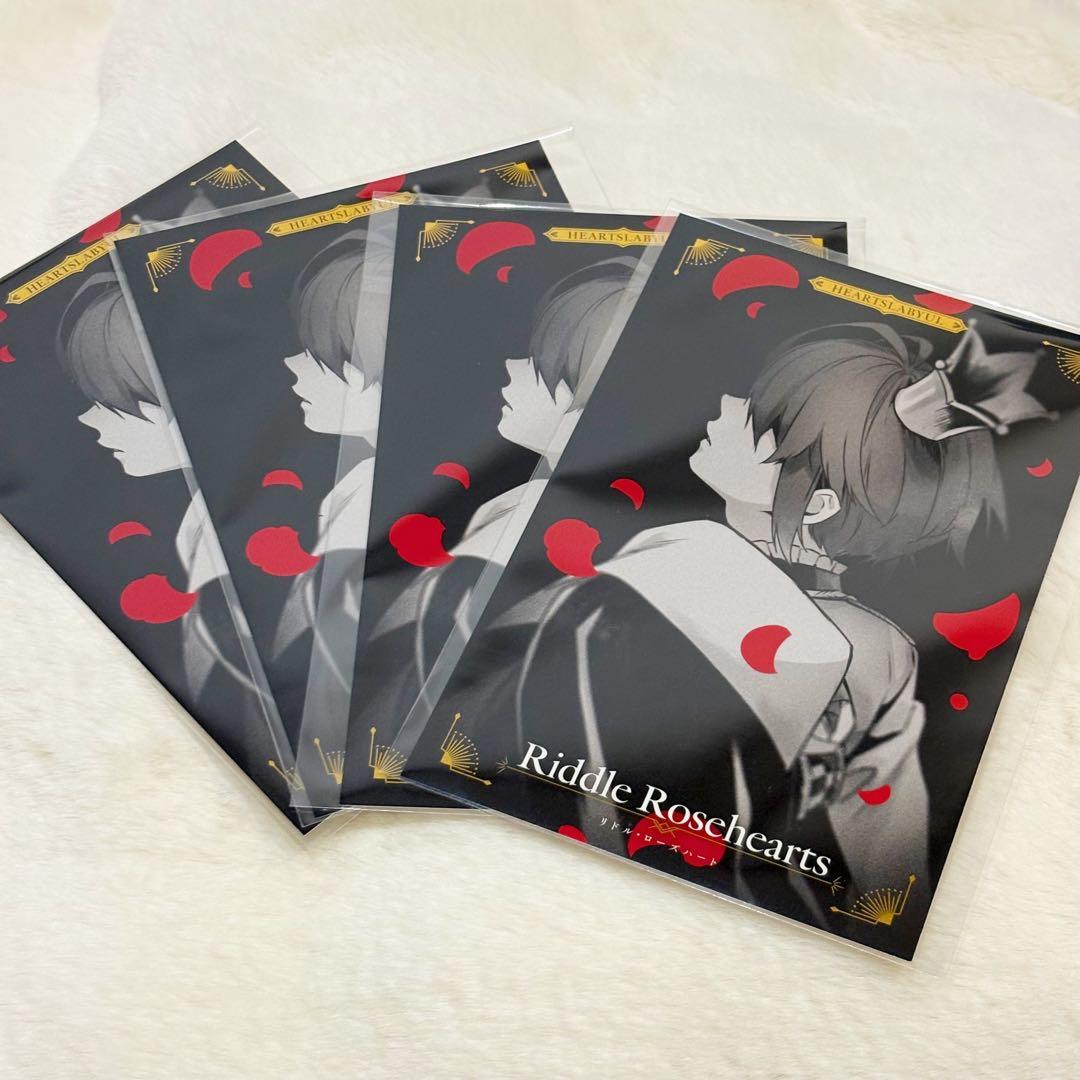 ツイステ】ポストカード4枚セット【ハーツラビュル リドル・ローズ