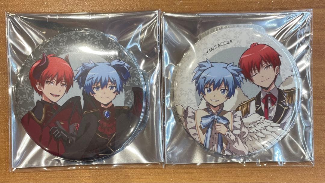 暗殺教室 ソフマップ ビックカメラ 缶バッジ 潮田渚 赤羽業 - メルカリ