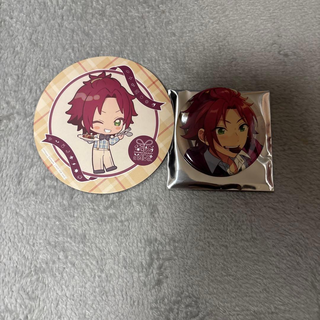 最終値下げ】あんスタ 衣更真緒 缶バッジ コースター - メルカリ
