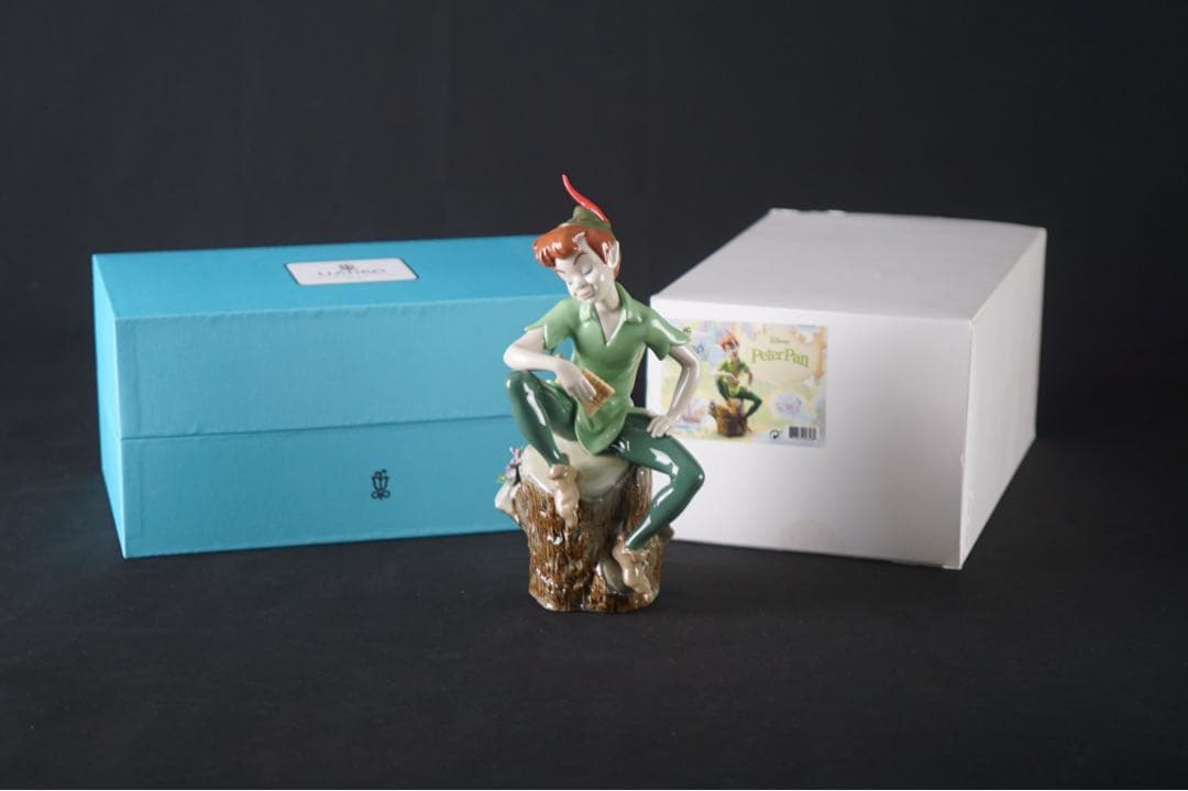 美品 リヤドロ Disney ディズニー ピーターパン 65周年 フィギュリン ピーター・パン | リヤドロ公式オンライン