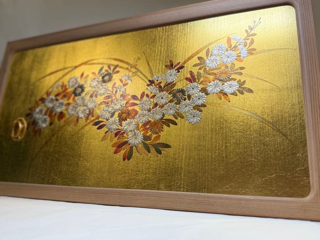 W 総桐箪笥の戸袋引戸4枚 金箔銀彩華絵 建具 豪華 - メルカリ