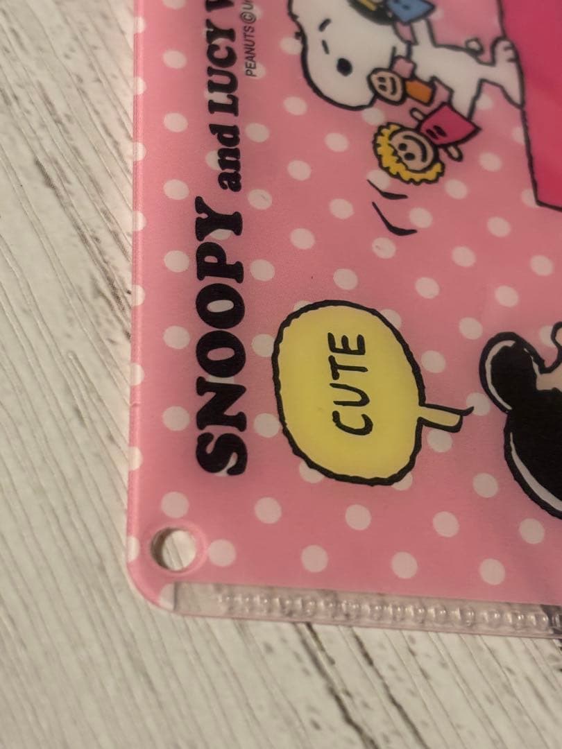 a*n様 スヌーピー診察券ケース約6.2×9.3cm