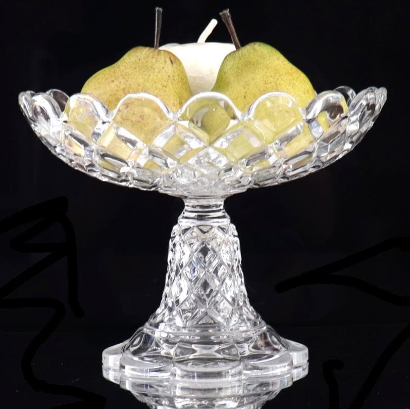 オールド・バカラ ディアマン・カレ 大型 22.7cm 1.5kg コンポート