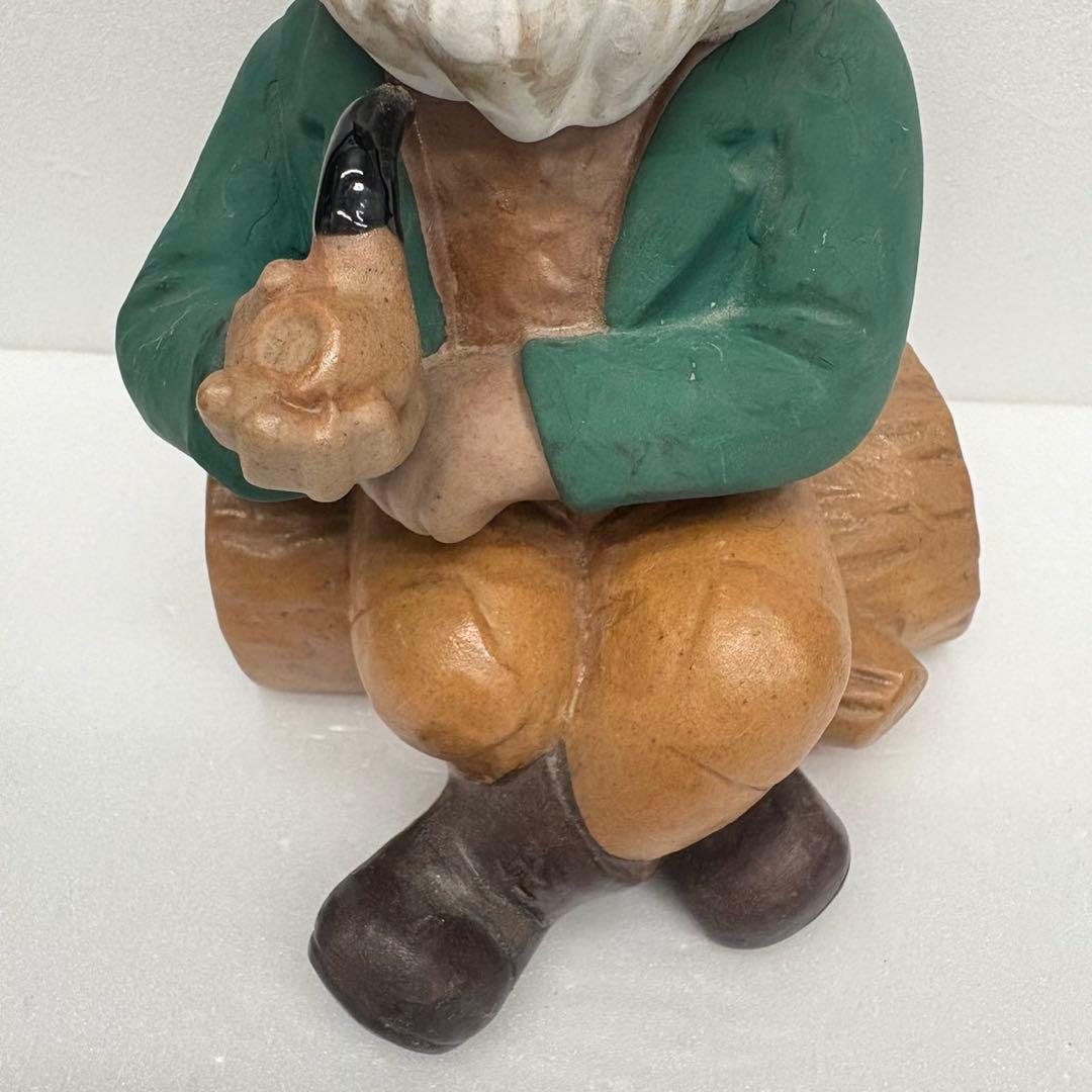 煙出し人形】パイプおじさん 香炉 置物 インテリア 陶器製 お香立て