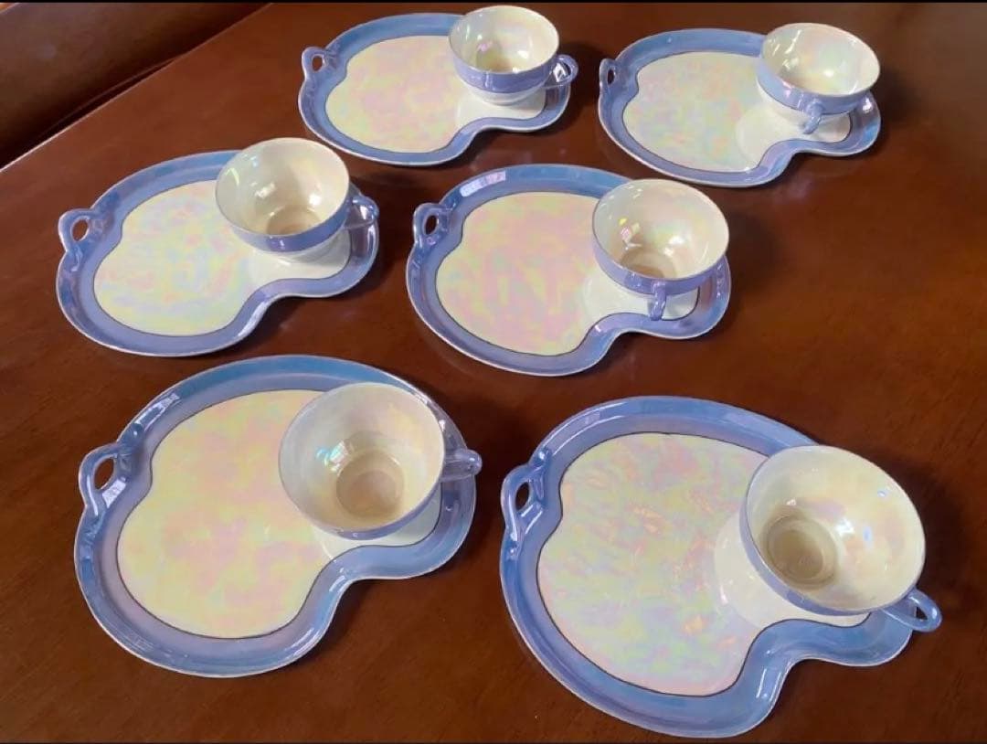 Old Noritake　オールドノリタケ 米国里帰り品　ラスター彩仕上げ オールドノリタケ ラスター彩プレート 湖畔風景 - soracoya（空小屋）