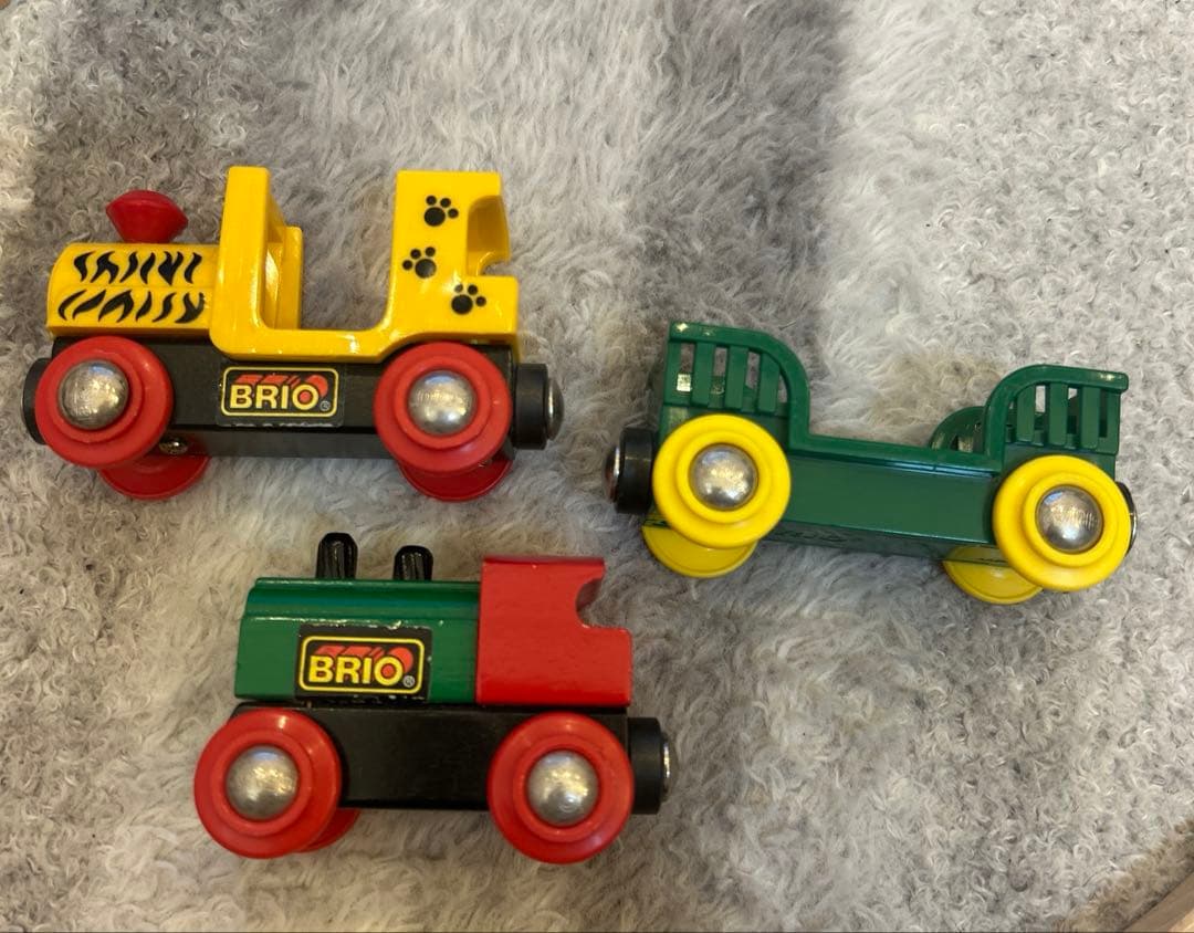 BRIO 木製レールセット まとめ売り／レール・車両・動物・情景付き