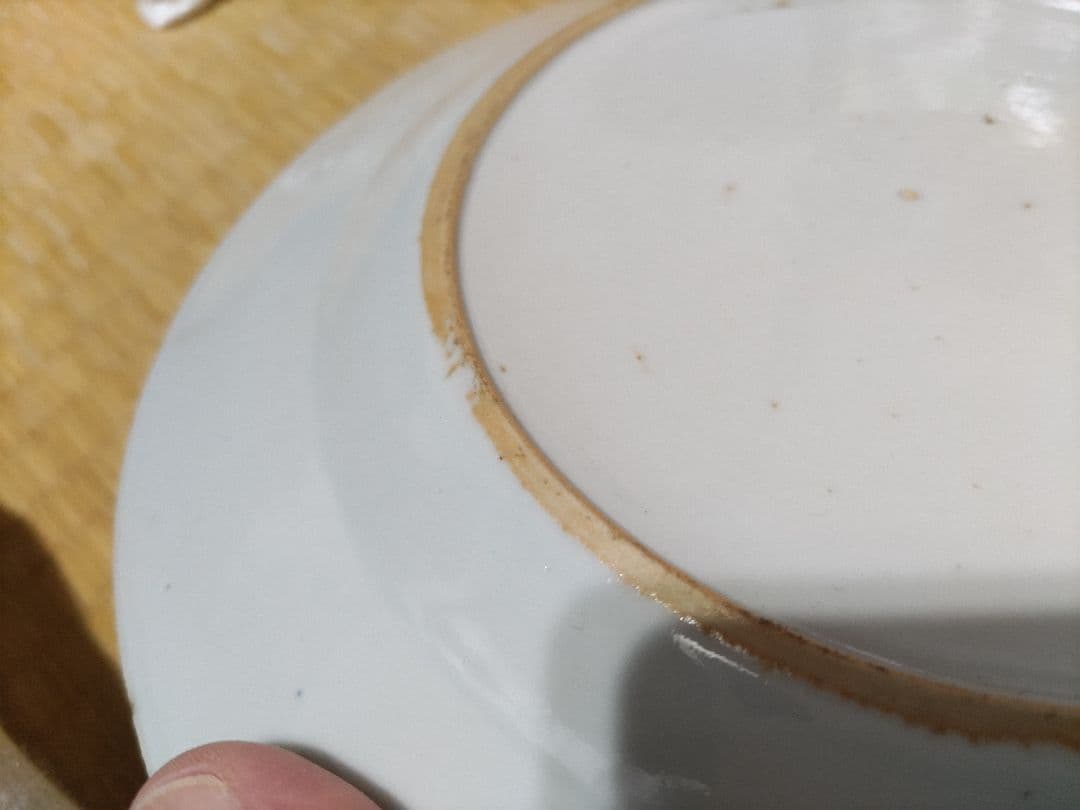 珍！ 新渡 チャイニーズ 8寸皿 伊万里・古染付・デルフト写し 中国製