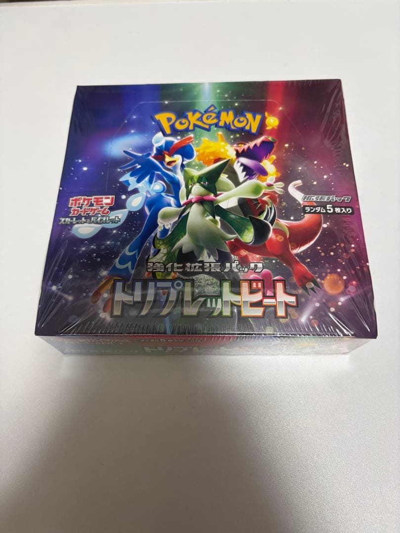 ポケモンカードゲーム トリプルビート 1box シュリンク付き ポケモンカード トリプレットビート 1BOX 未開封 シュリンク付き