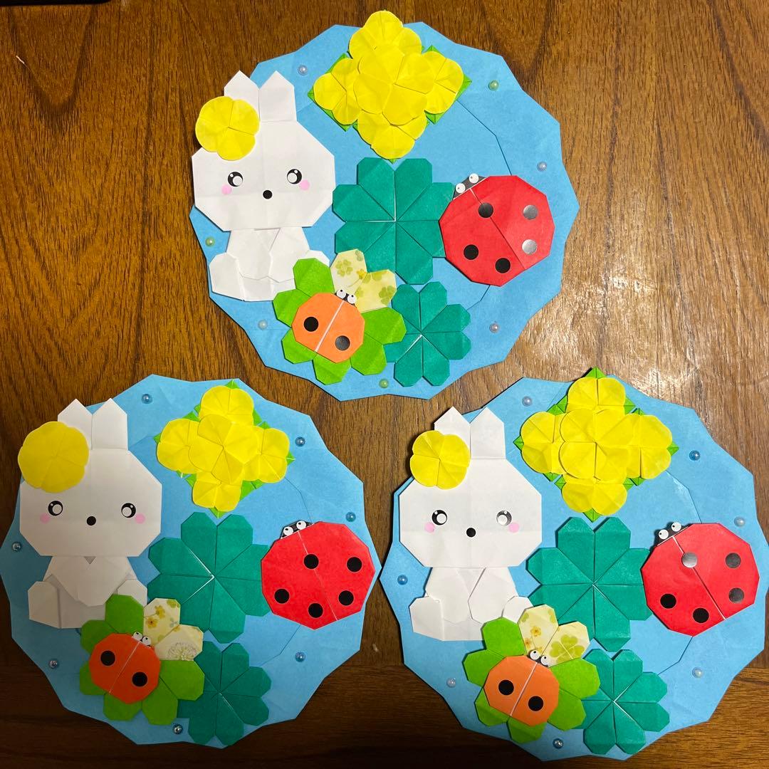 由紀子様 ご専用 折り紙リース 6枚セット - メルカリ