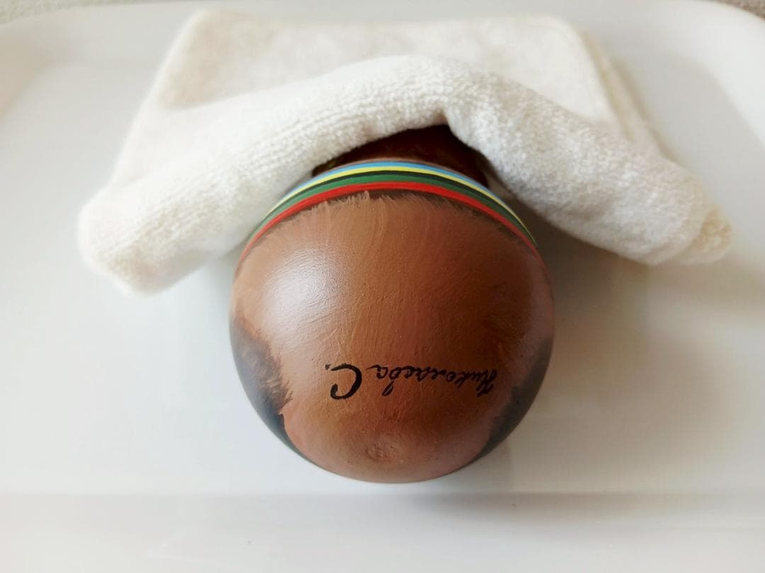 【CBT075】9cm級おきあがりこぼし(大) スベトラーナモスクワ五輪ミ-シャ