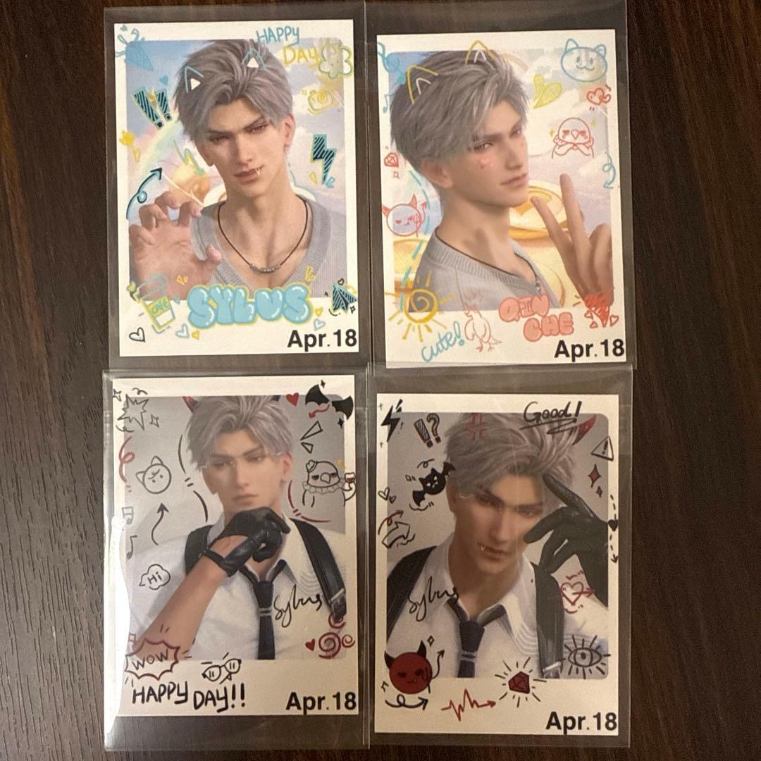 恋と深空 シン チェキ風カード4枚セット キャラクターグッズ - メルカリ