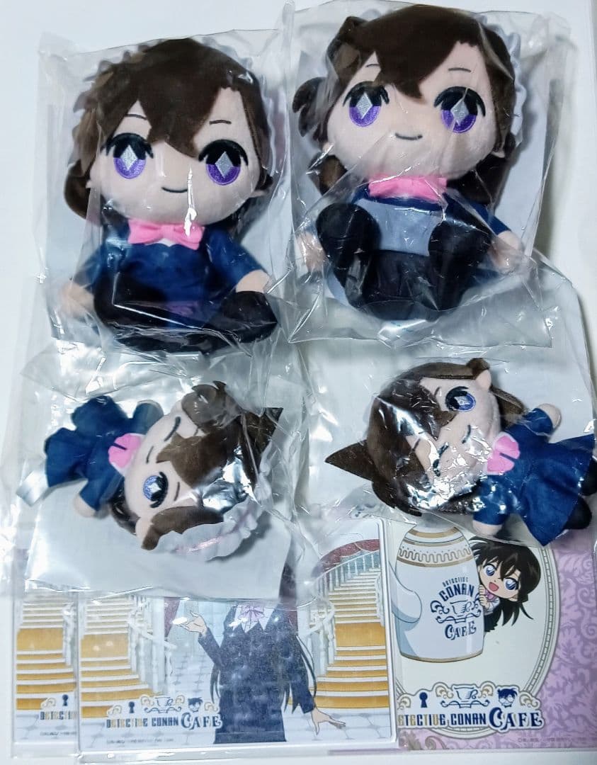名探偵コナン 執事喫茶 毛利蘭+工藤新一 12点セット 名探偵コナン セガラッキーくじ 執事喫茶 コナンカフェ2025 毛利蘭