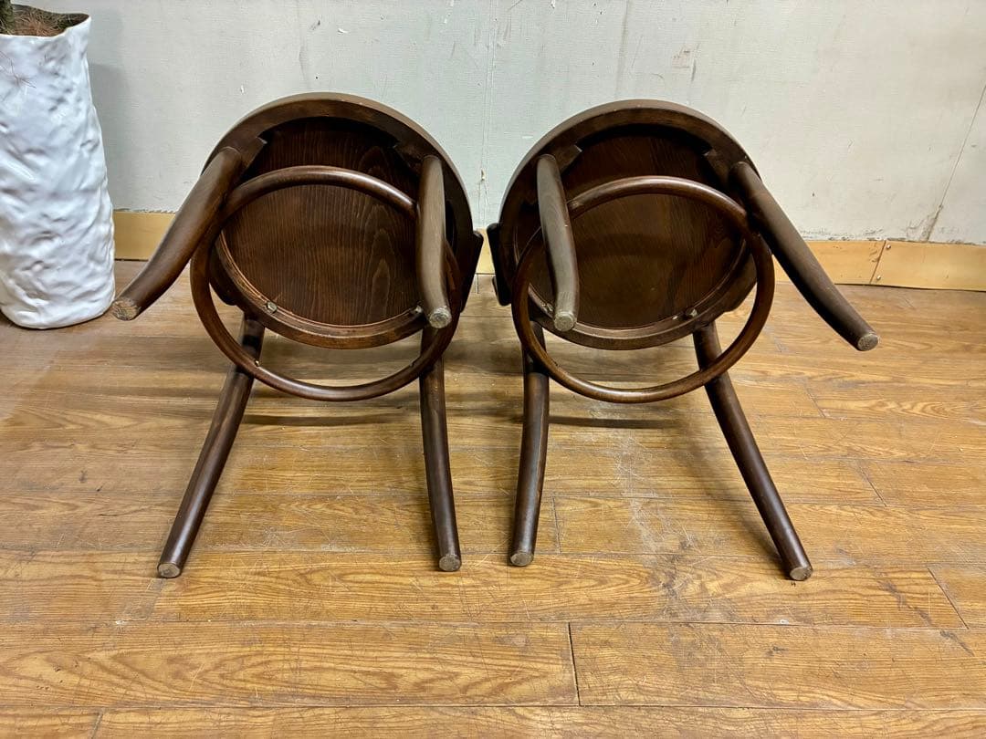 ゆずぺい様専用管449☆秋田木工☆ヴィンテージ☆ベントウッドチェアー