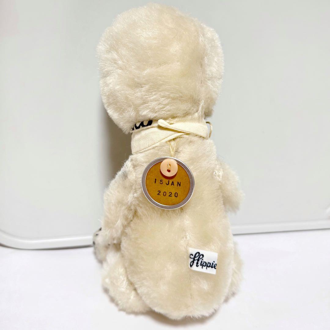 hippie coco テディベア 希少 白 表紙モデル色違い アーティストベア