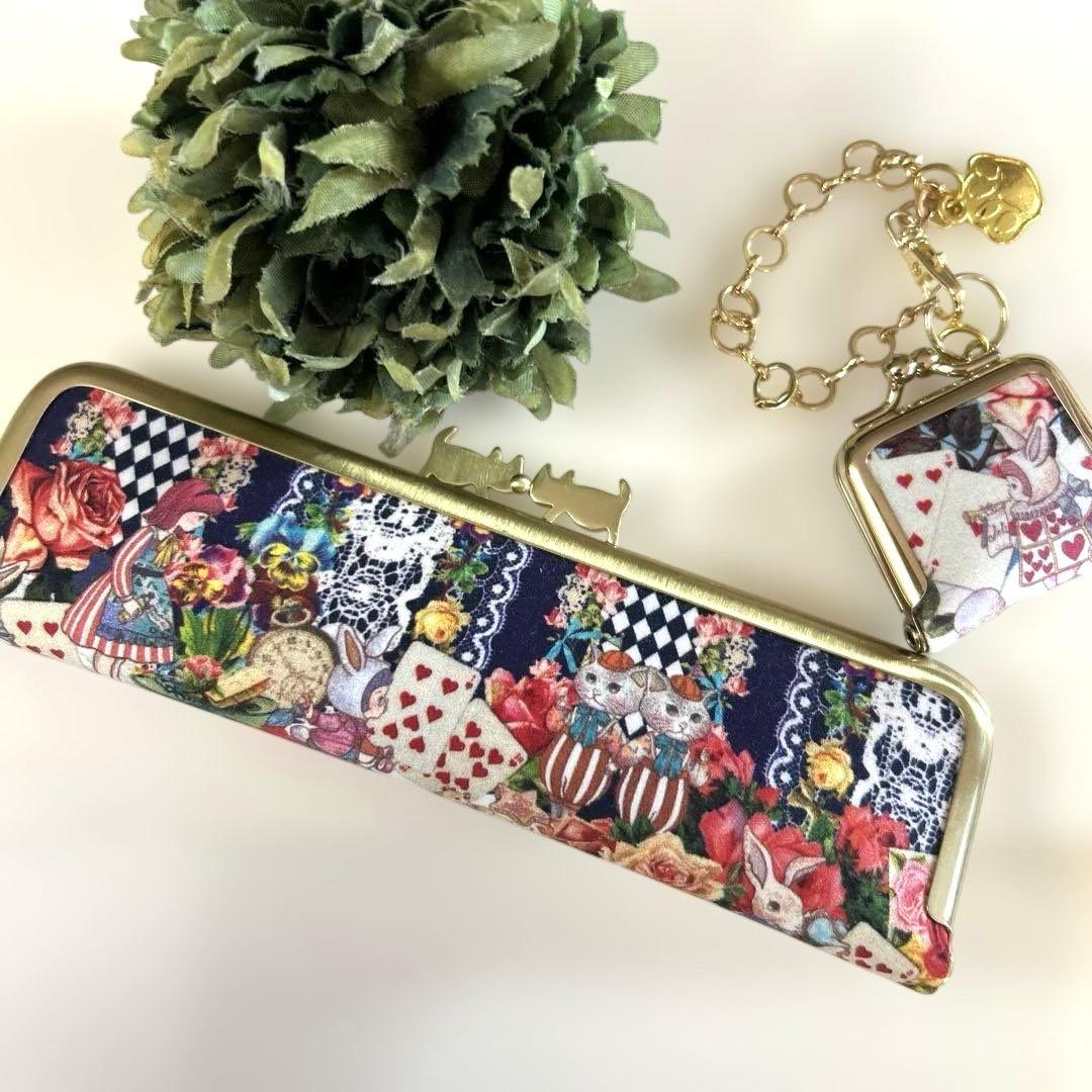 ジョリーフルール　スリムペンケース　がま口 ジョリーフルール スリムペンケース がま口