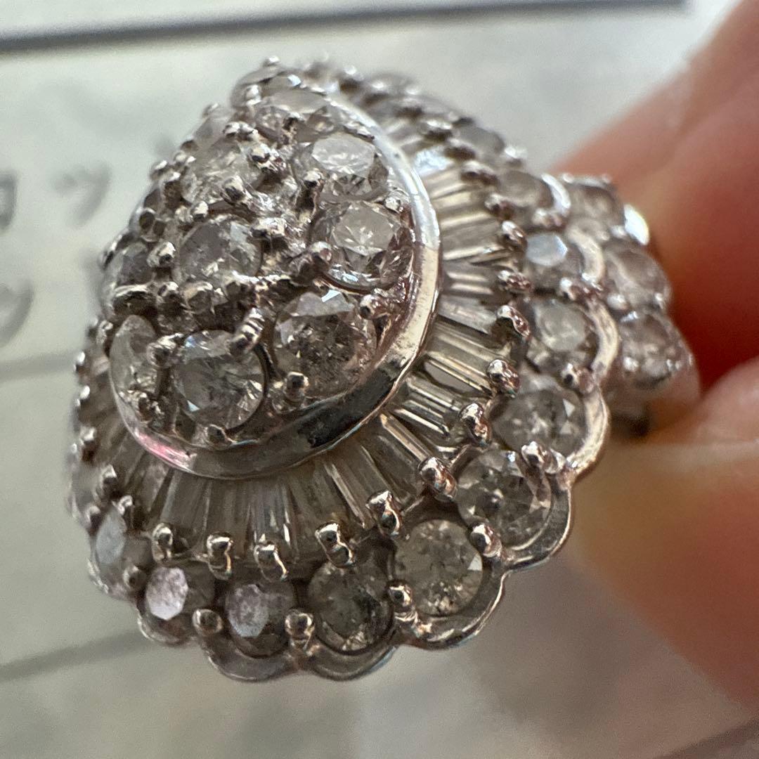 プラチナ ダイヤモンドリング 2.00ct