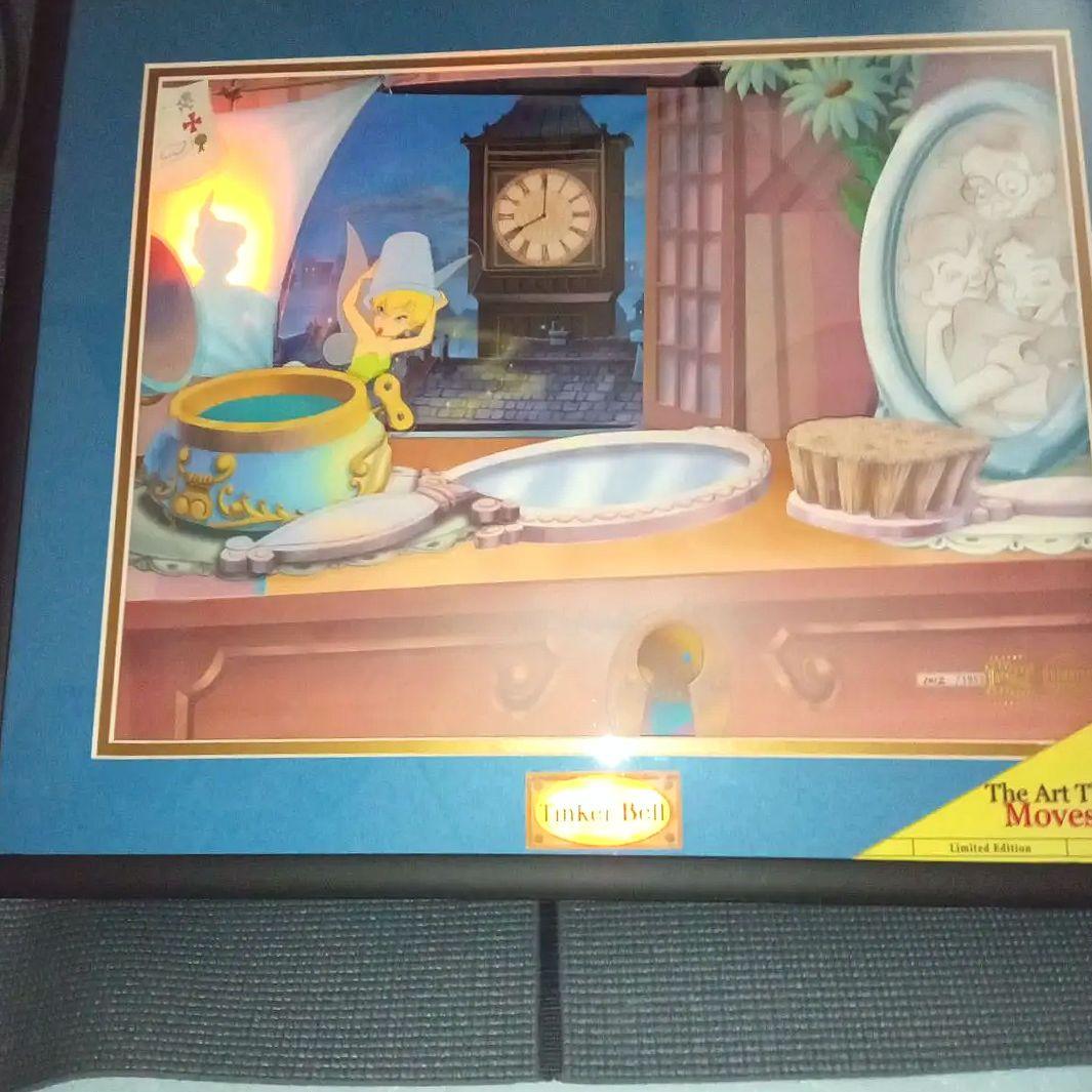 激レア希少品】ティンカーベルANIMATIONS 絵画型ギミックアート - メルカリ