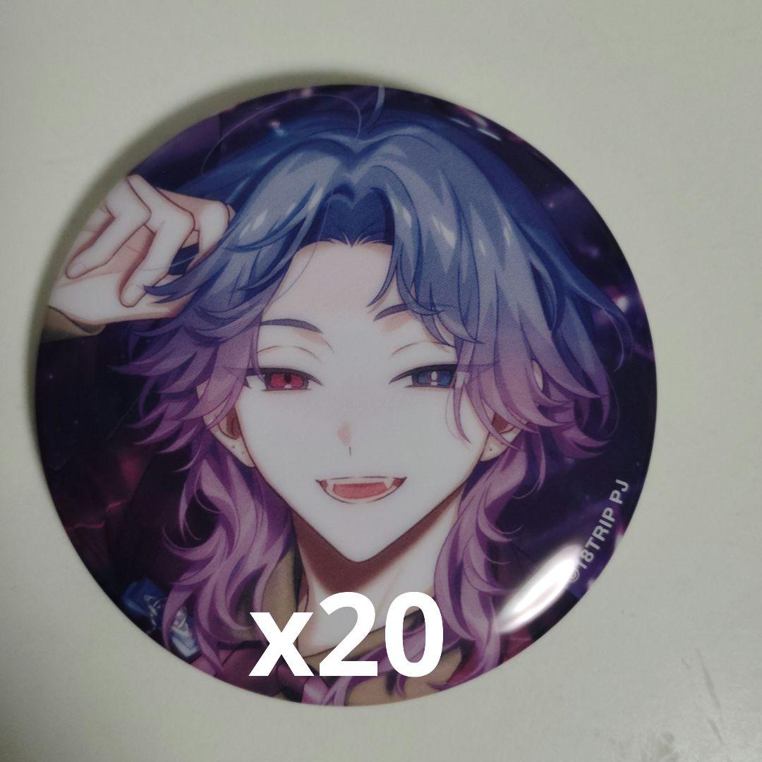 夜半子タろ　缶バッジ　エイトリ エイトリ 缶バッジ 夜半子タろ 棗夜鷹 - メルカリ