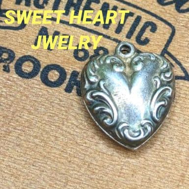 スウィートハートジュエリー チャーム ペンダント スターリングシルバー 40s スウィートハートジュエリー WW2 シルバー チャーム バタフライ 蝶