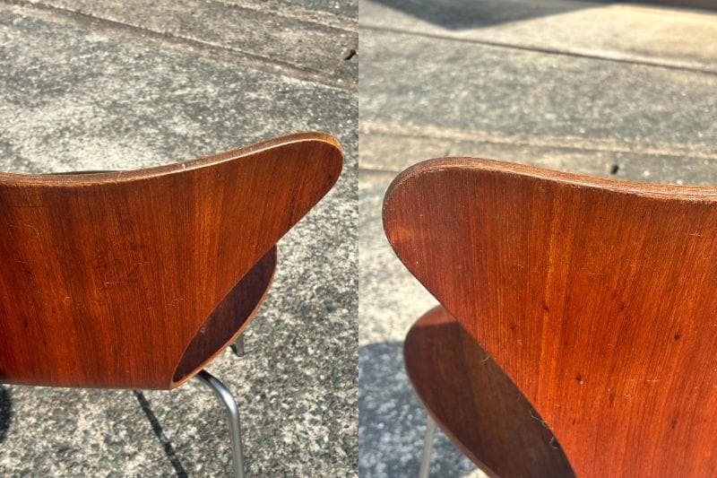 フリッツハンセン セブンチェア チーク材 希少 アルネ•ヤコブセン