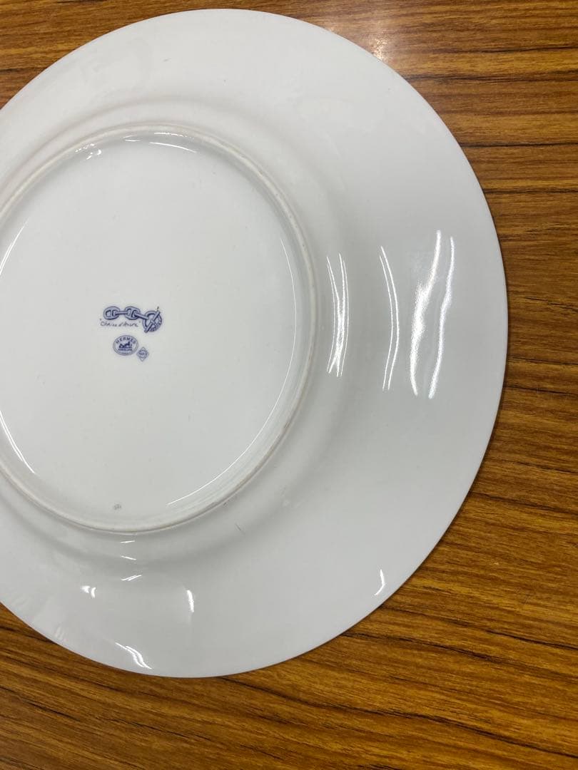 HERMES エルメス シェーヌダンクル プレート 27.5cm